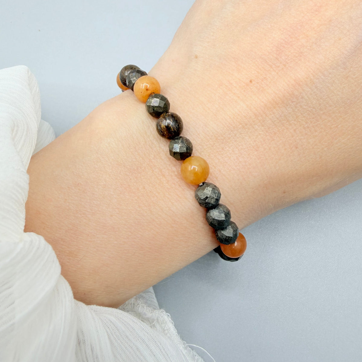 Bracciale Prosperity - Pirite, Avventurina, Bronzite