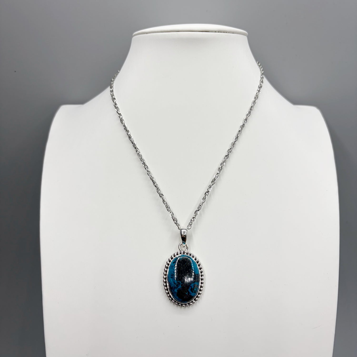 Ciondolo Shattuckite e Argento 925