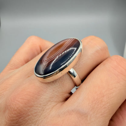 Anello Occhio di Shiva - Argento 925 - Ovale