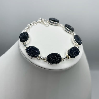 Bracciale Drusa di Onice e Argento 925