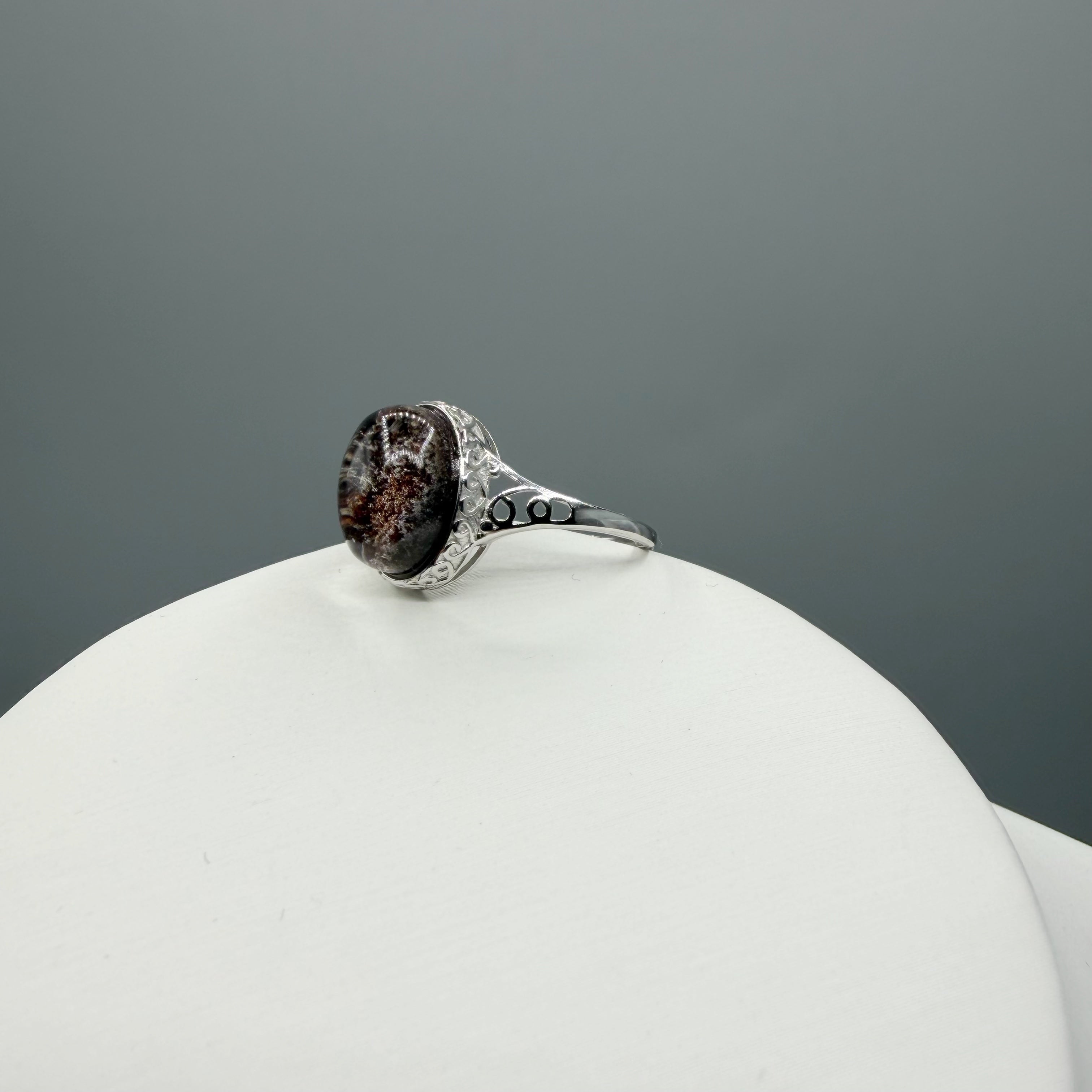 Anello Quarzo Garden e Argento 925 - Chiaro o Scuro