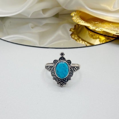 Anello Apatite Queen - Argento 925