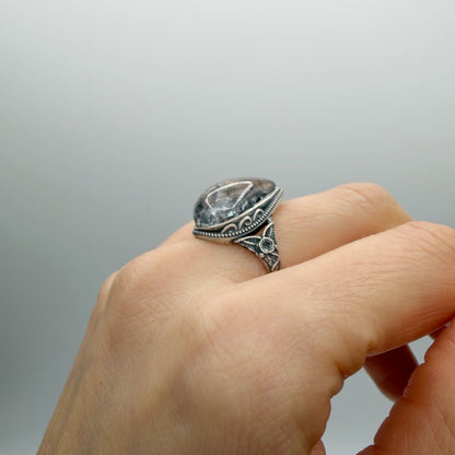 Anello Super 7 e Argento 925 - a goccia - DA PUBBLICARE