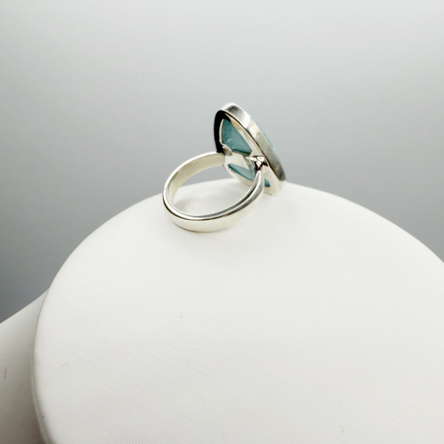 Anello Larimar Argento 925 - Triangolo
