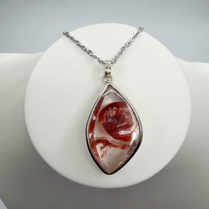 Ciondolo Quarzo Ematoide - Argento 925