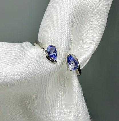 Anello Tanzanite Sfaccettata - Argento