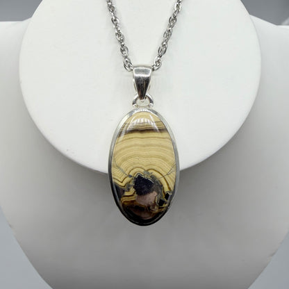 Ciondolo Schalenblende Argento 925 - Ovale