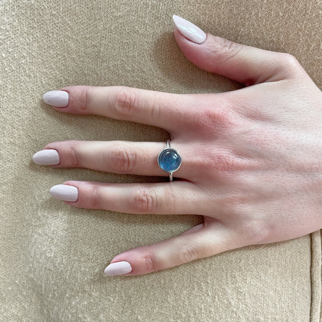 Anello Marina - Acquamarina e Argento 925