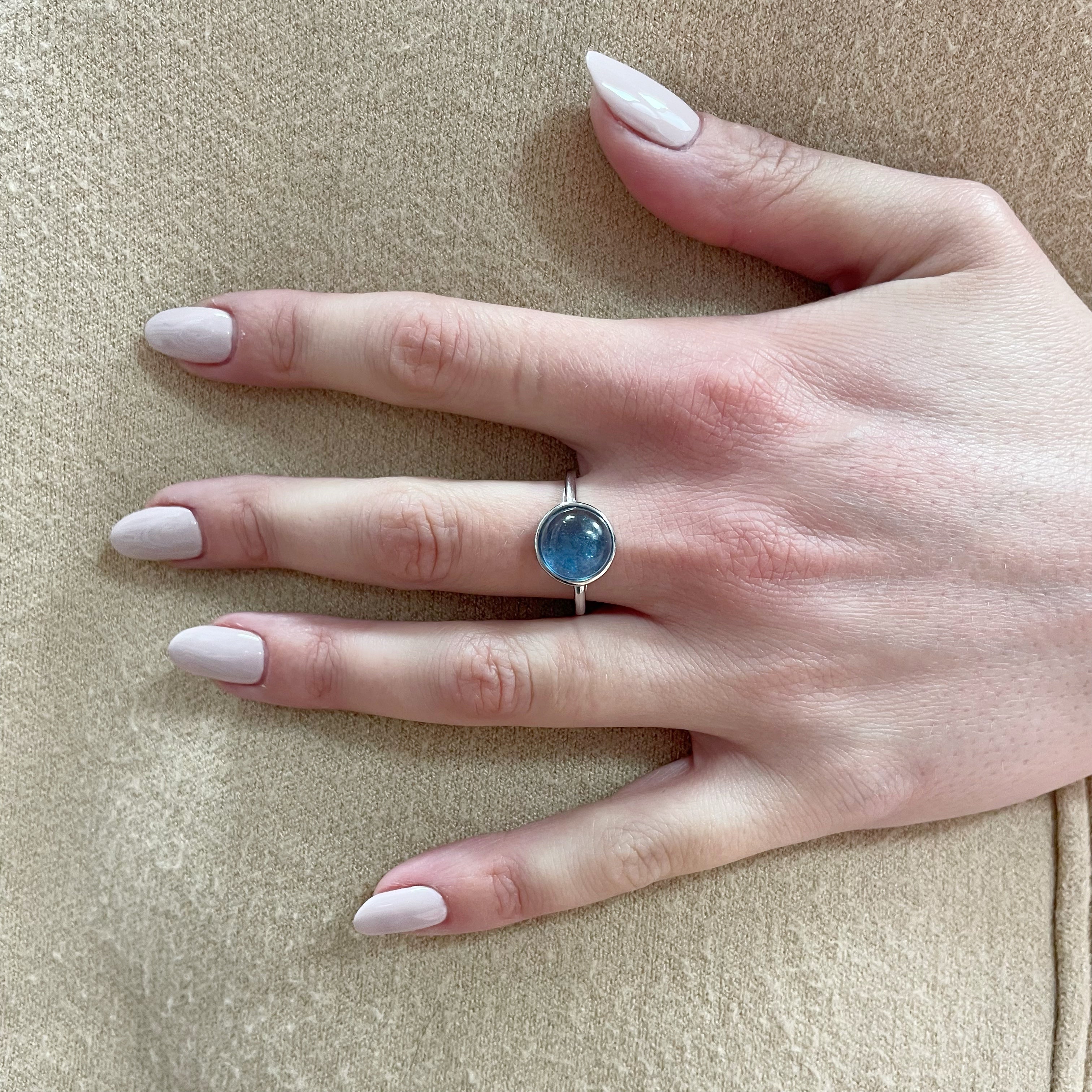 Anello Marina - Acquamarina e Argento 925