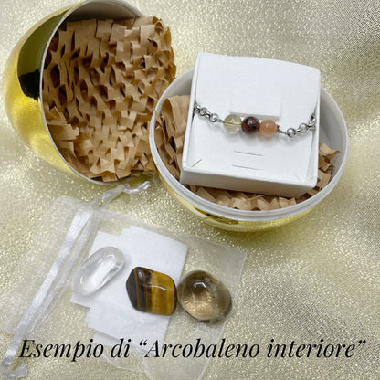 Uovo di Pasqua con Sorpresa - Bracciale e cristalli