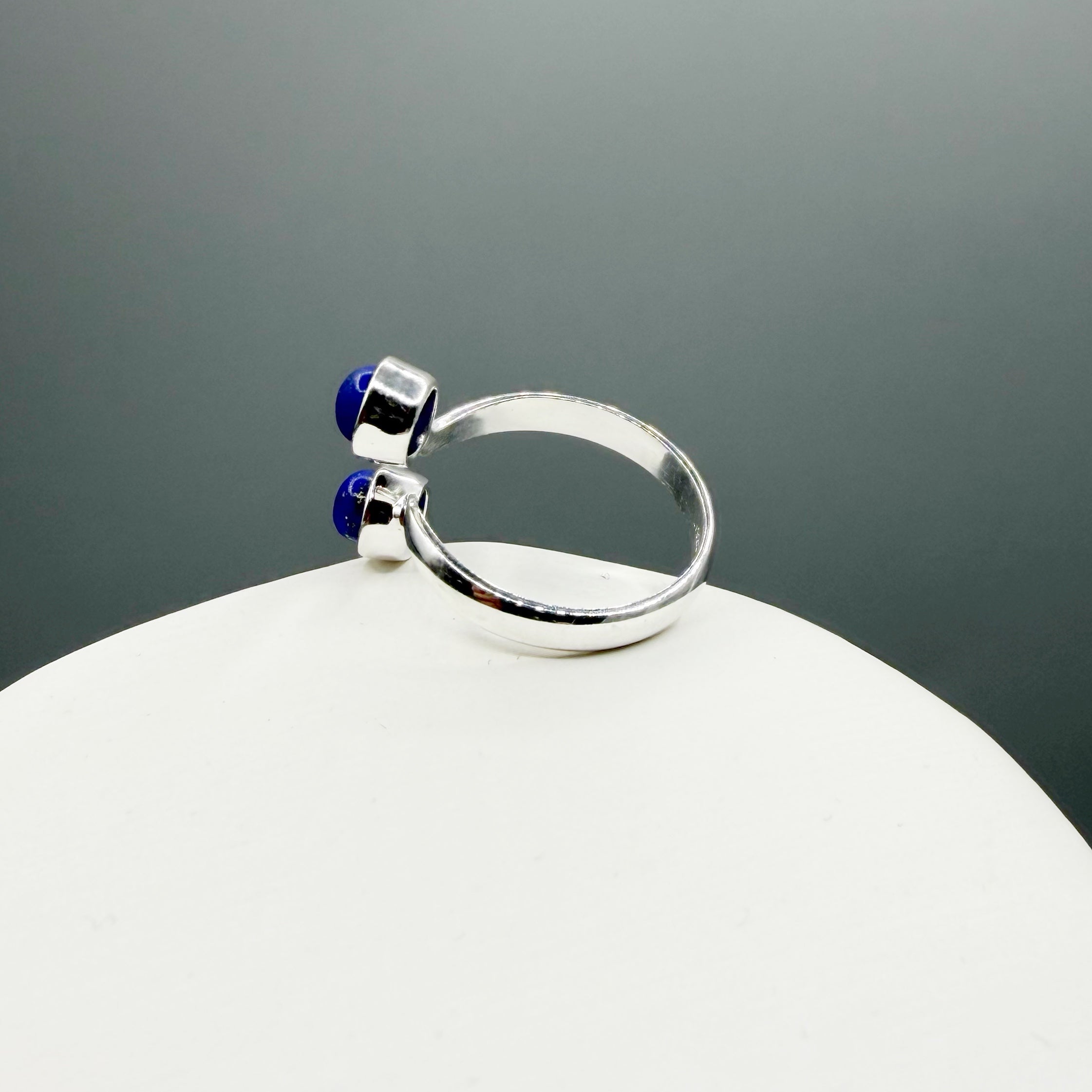 Anello Lapislazzuli Double - Argento 925