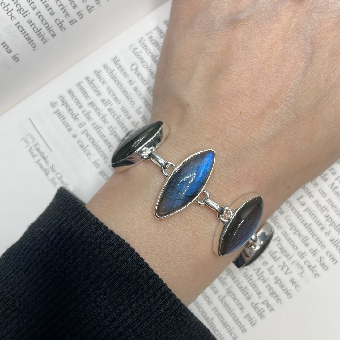 Bracciale Labradorite e Argento 925