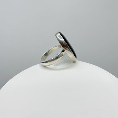 Anello Iperstene Ovale - Argento 925