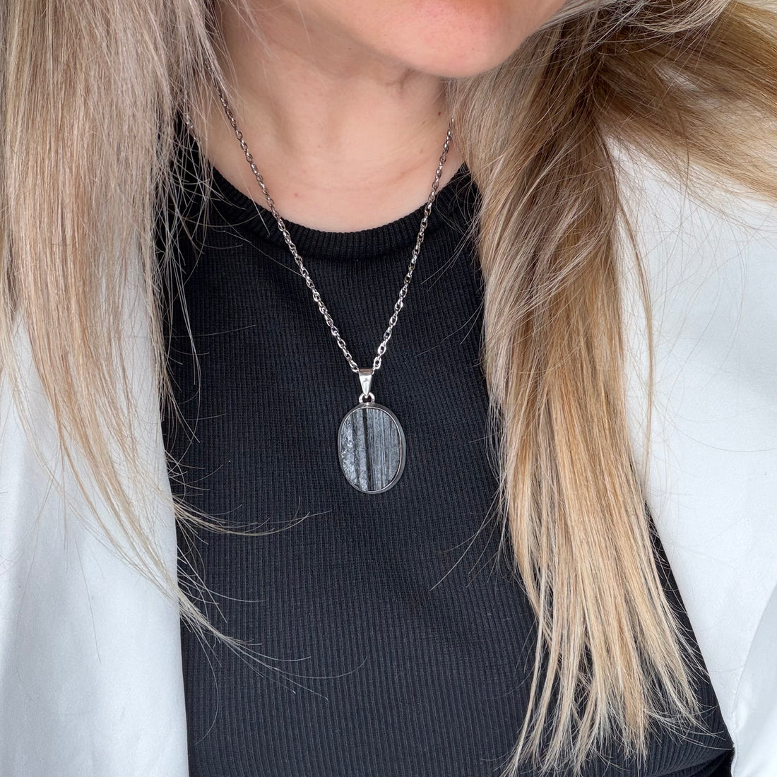 Set Tormalina Grezza - Argento 925