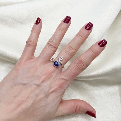 Anello Lapislazzuli e Argento 925