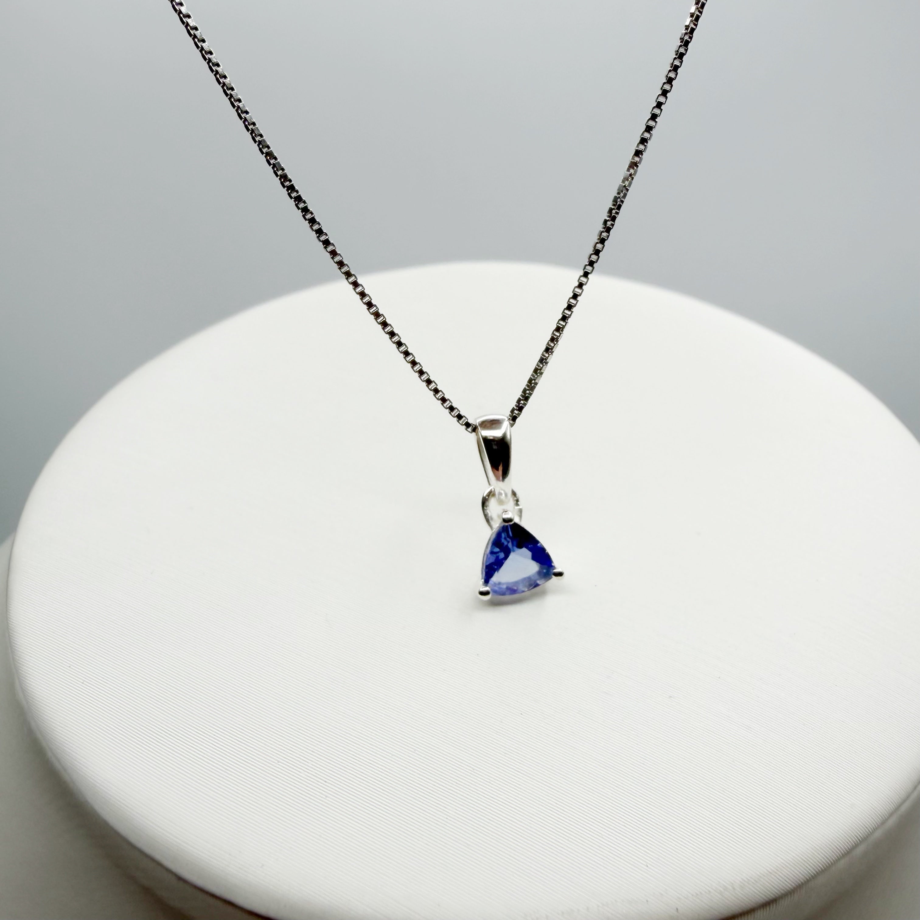 Ciondolo Punto Luce Tanzanite - Argento 925