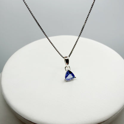 Ciondolo Punto Luce Tanzanite - Argento 925