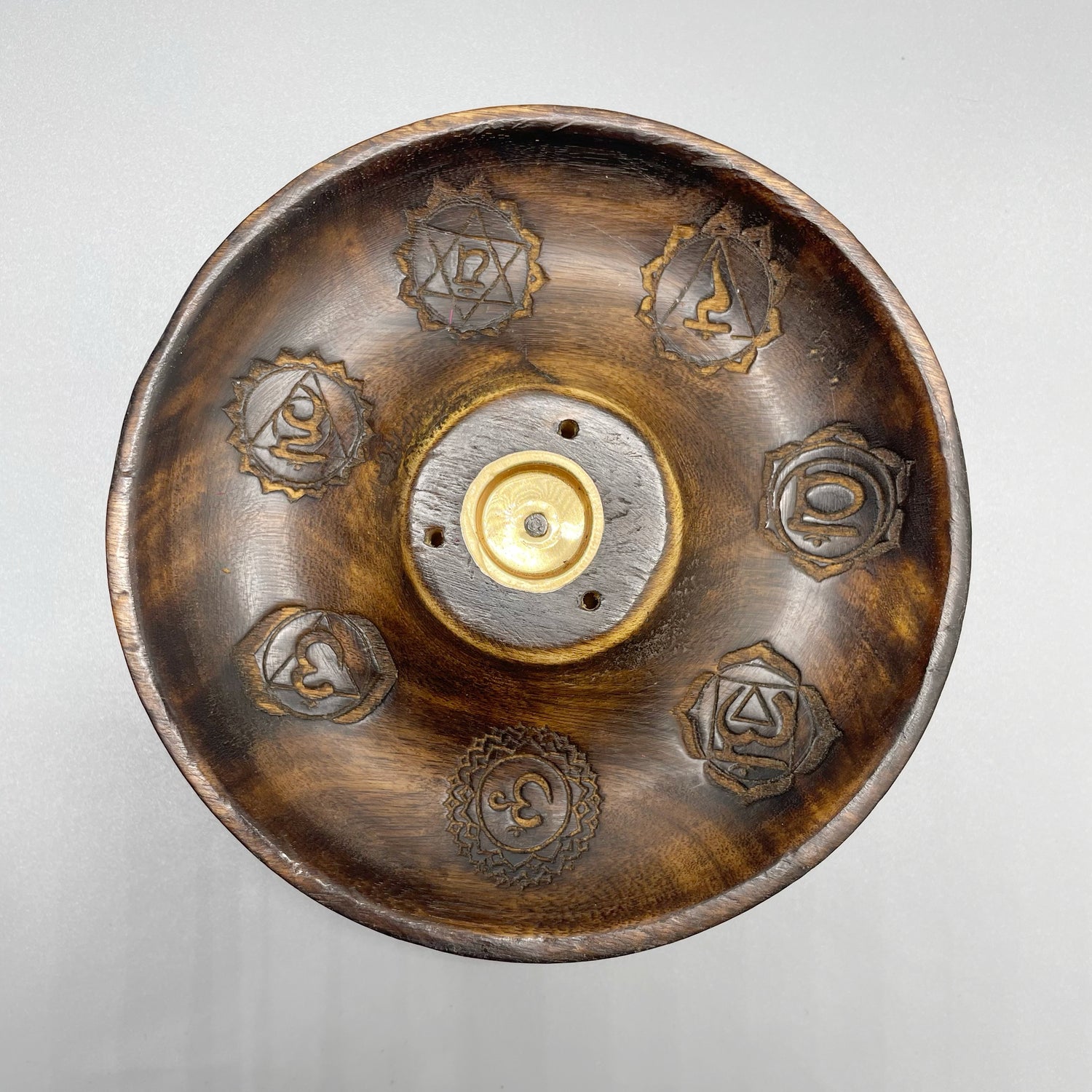 Porta Incenso per Coni, Bastoncini e Palo Santo - 7 chakra