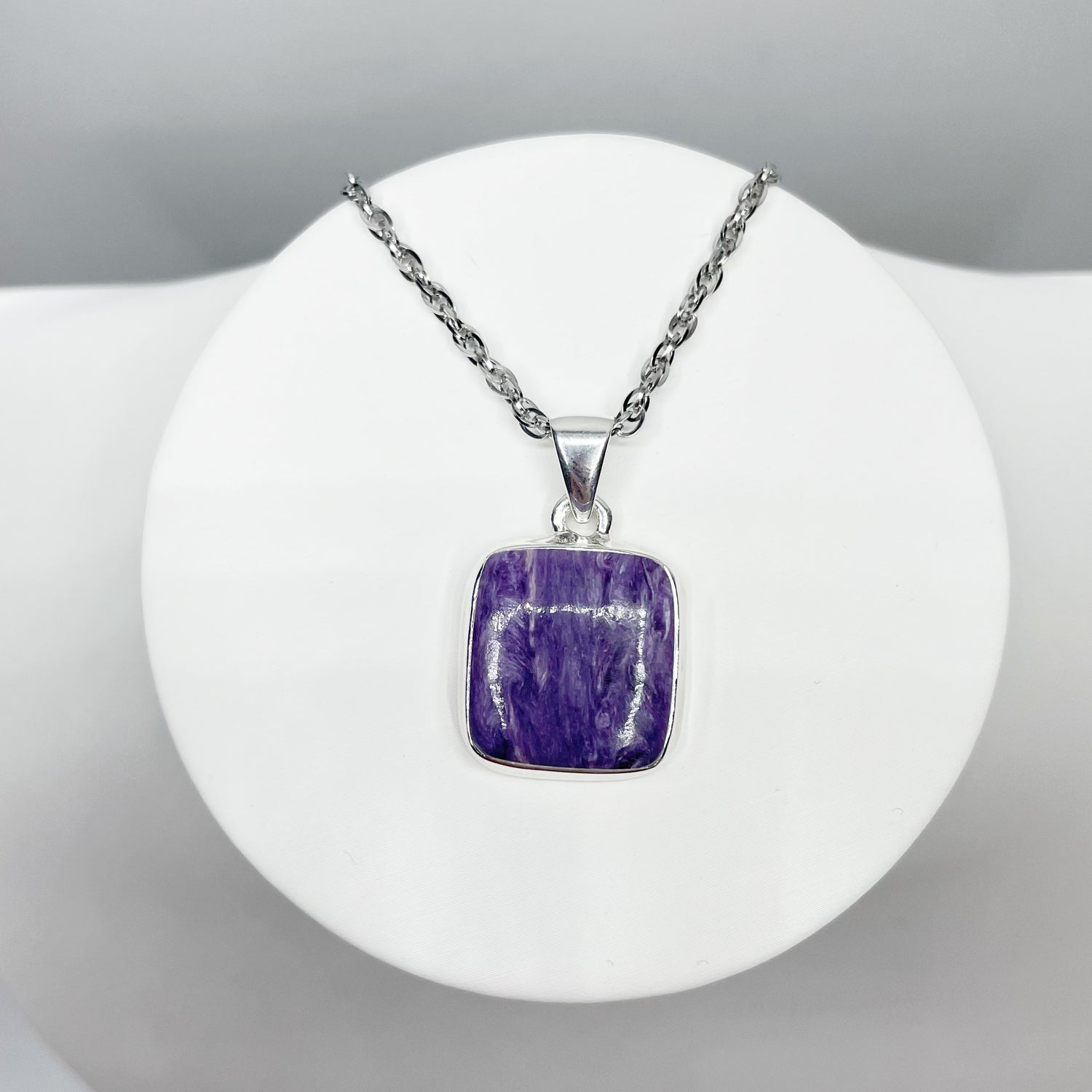 Ciondolo Ciaroite Quadrato - Argento 925