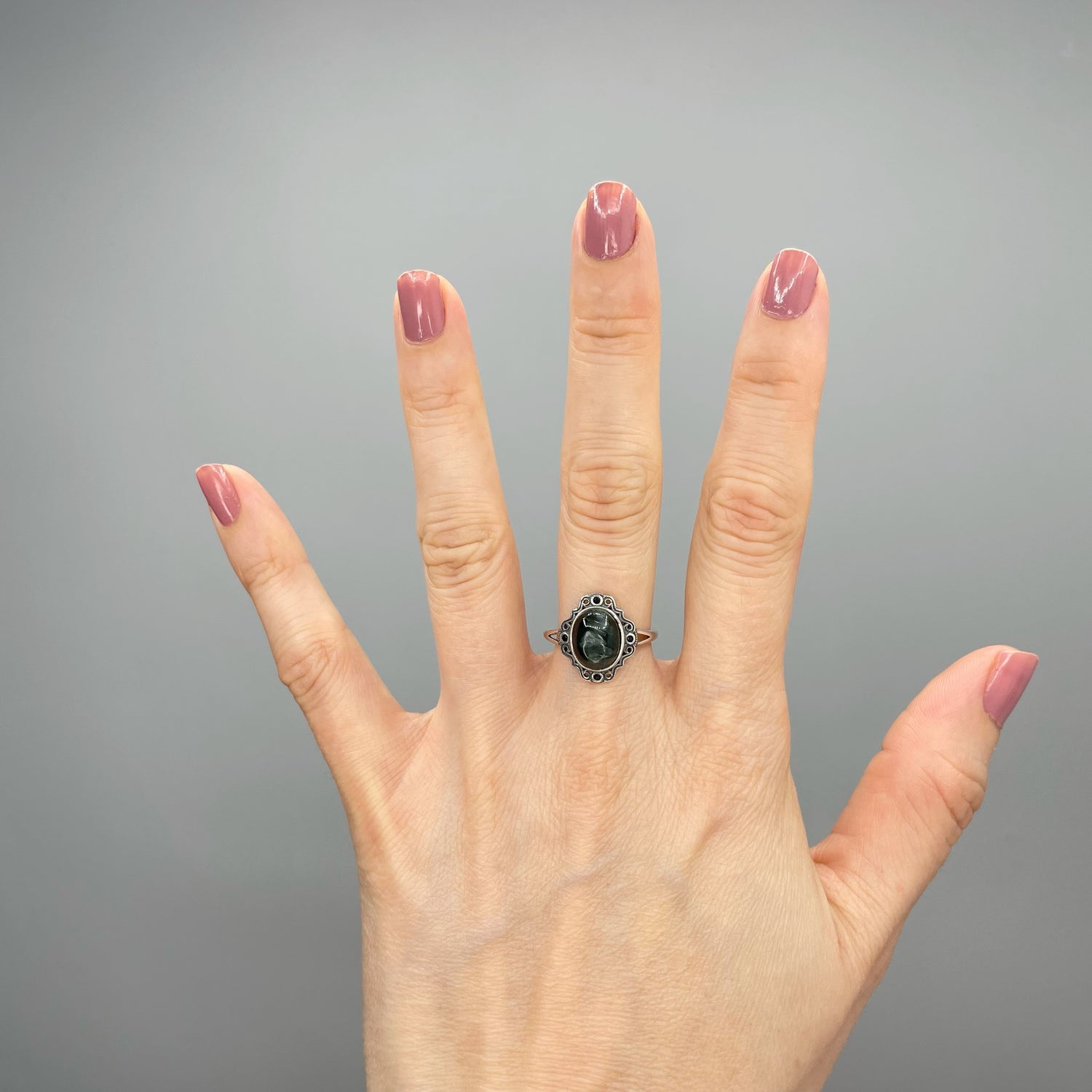 Anello Serafinite e Argento 925