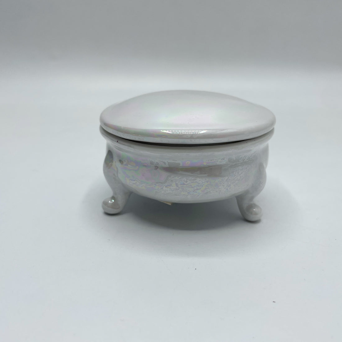 Portagioie Piccolo, porcellana dipinta a mano - Madreperla