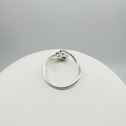 Anello Trilogy Tormalina Nera | Argento 925 - NON REGOLABILE
