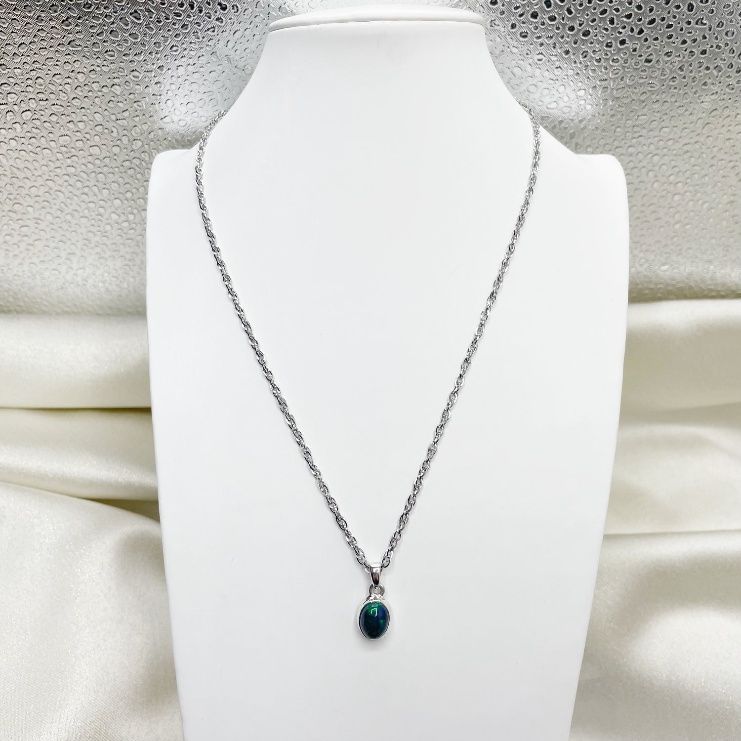 Ciondolo Opale Nero Chalama - Argento 925