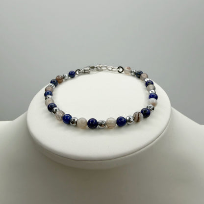 Bracciale Antidoto - Occhio di Shiva, Lapislazzuli, Ematite - LIMITED EDITION
