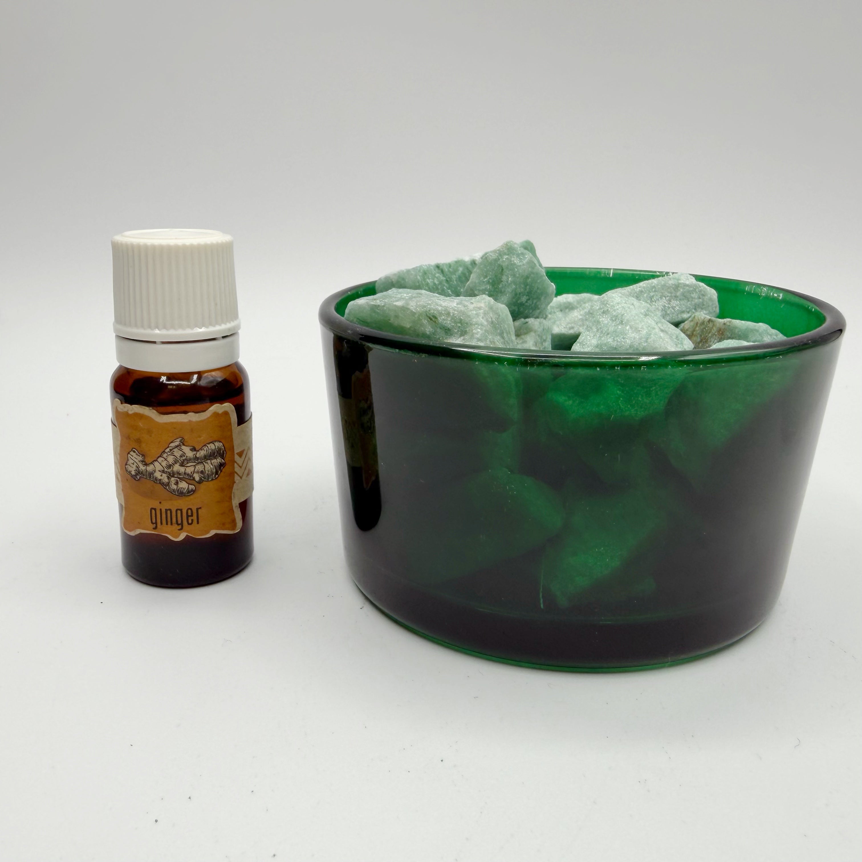 Diffusore con Pietre Naturali ed Essenza - Avventurina (Fortuna e Benessere)