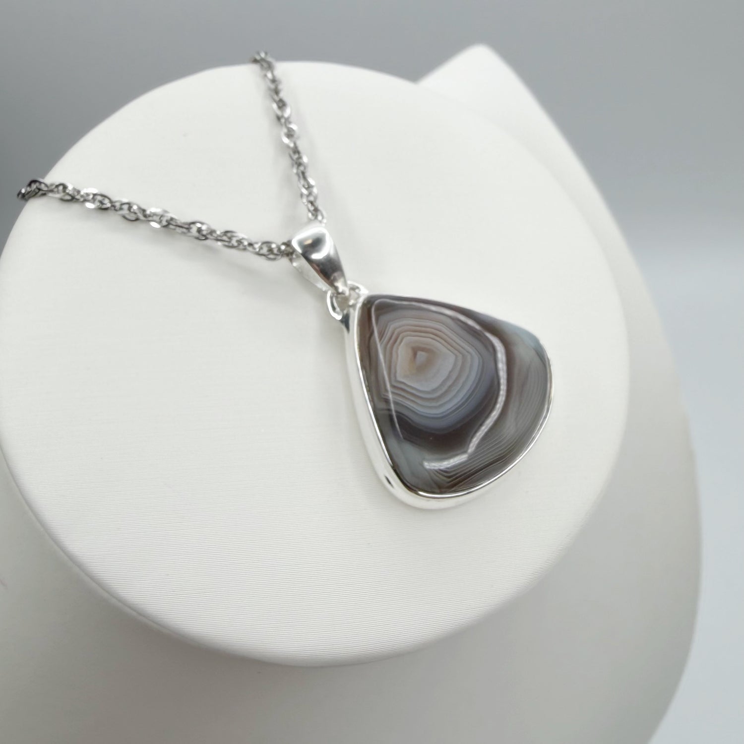 Ciondolo Occhio di Shiva Argento 925 - A Goccia piccola