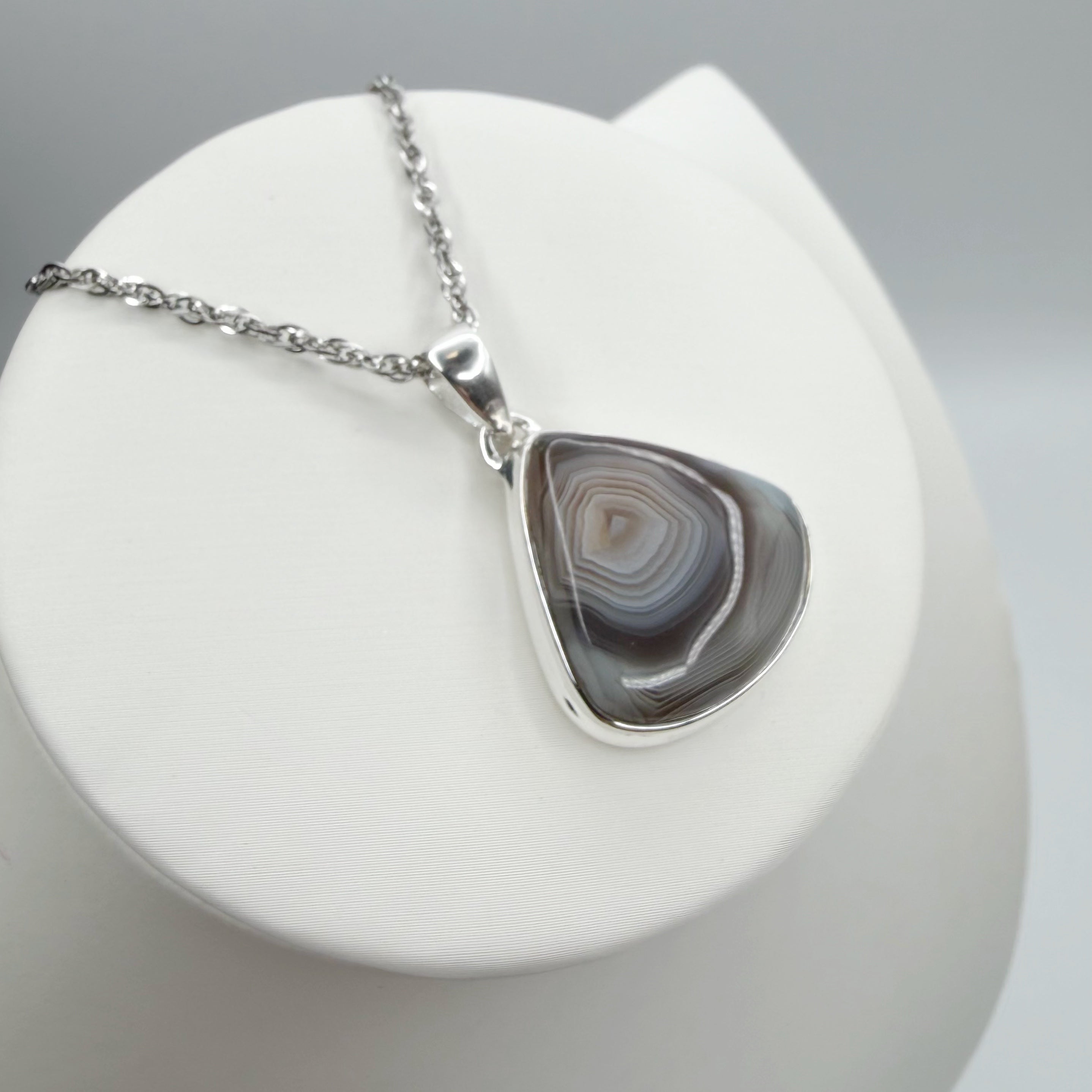 Ciondolo Occhio di Shiva Argento 925 - A Goccia piccola