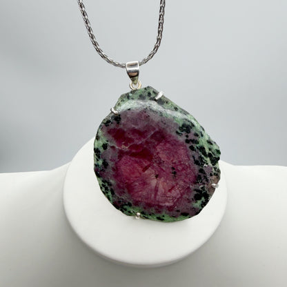 Ciondolo Rubyzoisite - Argento 925