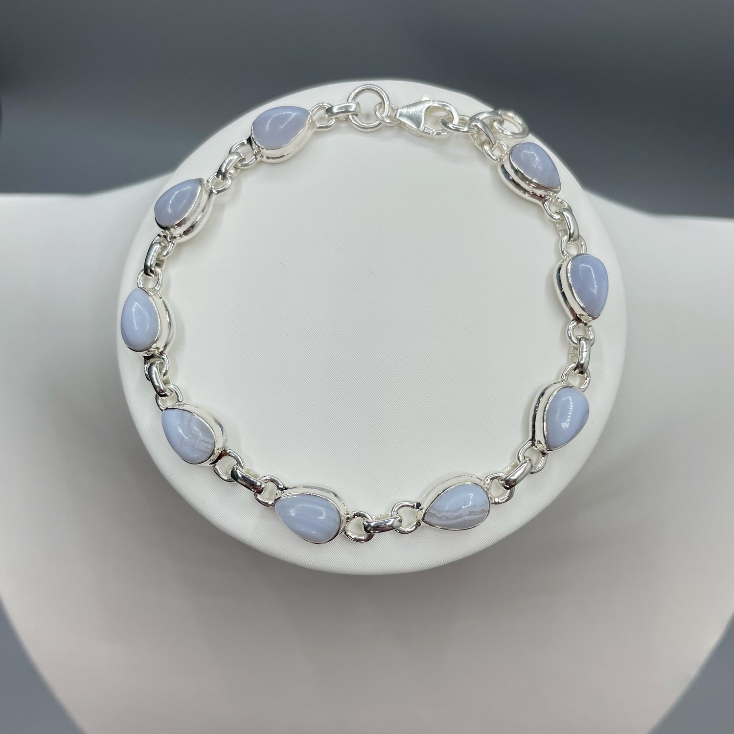 Bracciale Calcedonio e Argento 925
