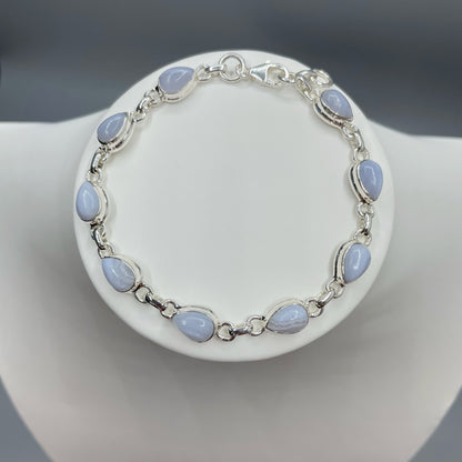 Bracciale Calcedonio e Argento 925