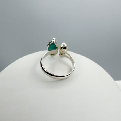 Anello Larimar e Topazio - Argento 925