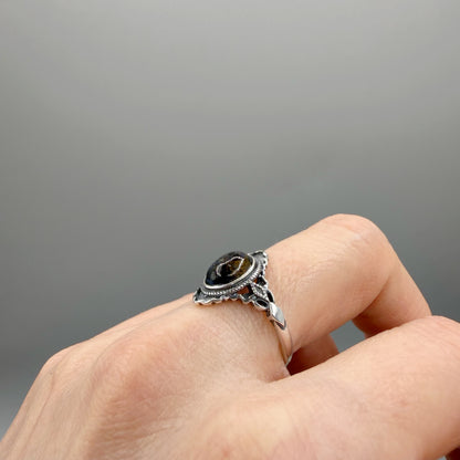 Anello Pietersite e Argento 925 - Diadema