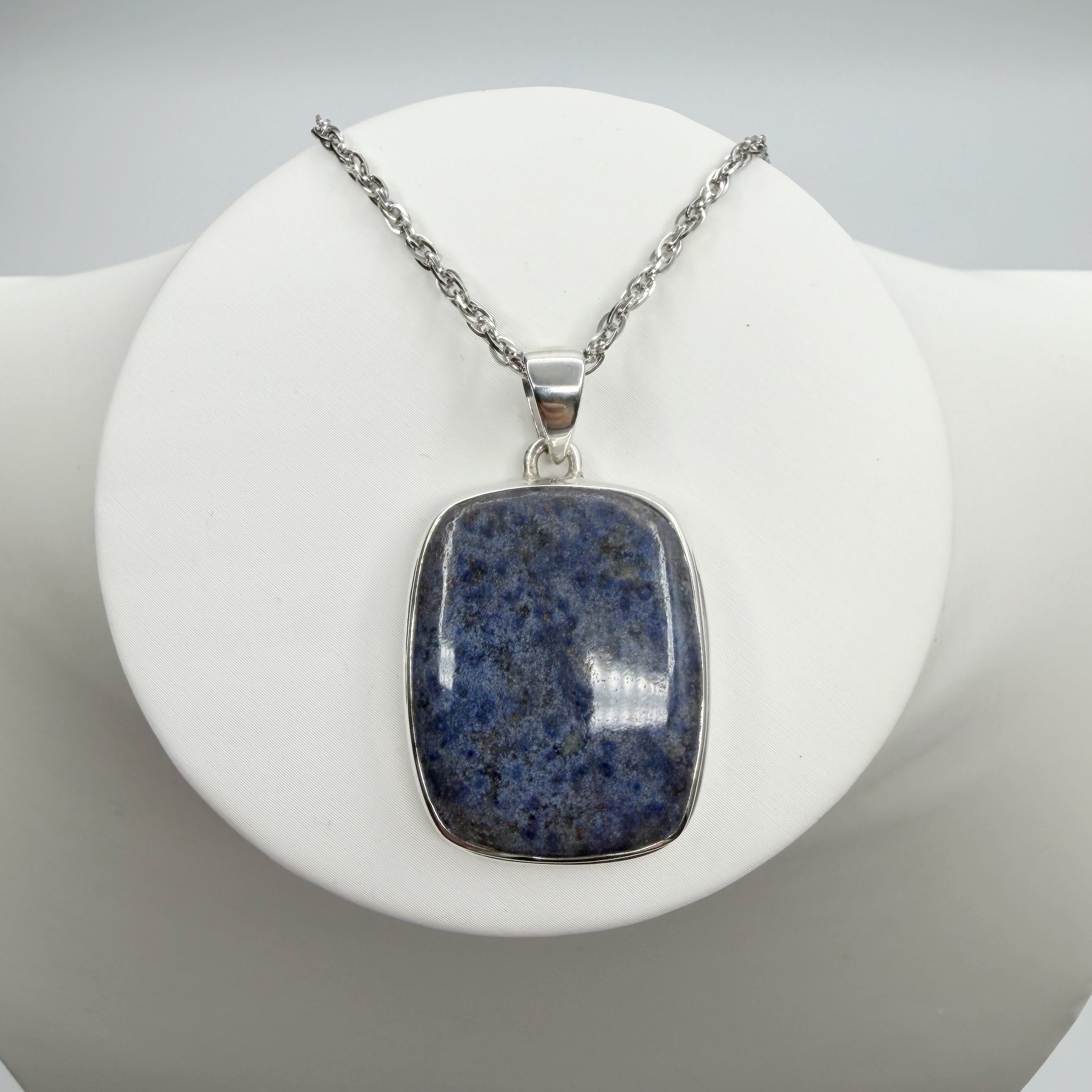 Ciondolo Rhodusite Argento 925 - Rettangolare