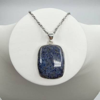 Ciondolo Rhodusite Argento 925 - Rettangolare
