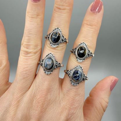 Anello Pietersite e Argento 925 - Diadema