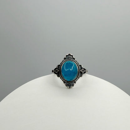 Anello Diadema Apatite e Argento 925