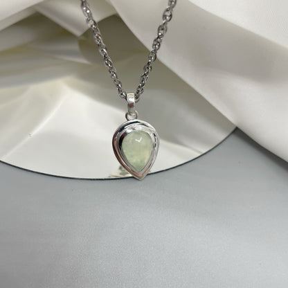Ciondolo Prehnite - Argento 925