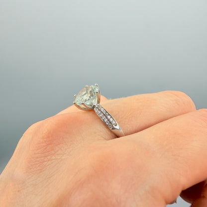 Anello Prasiolite Argento 925