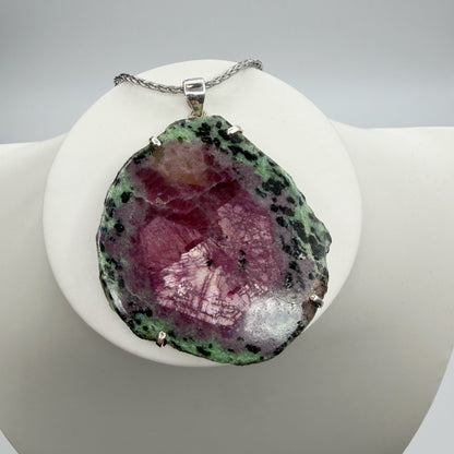 Ciondolo Rubyzoisite - Argento 925