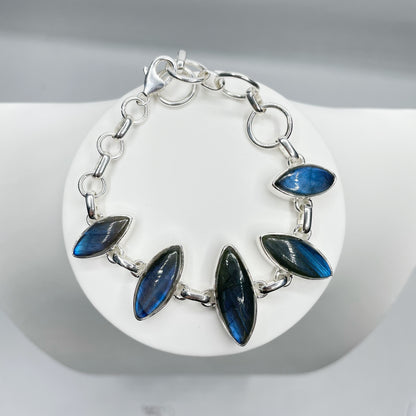 Bracciale Labradorite e Argento 925