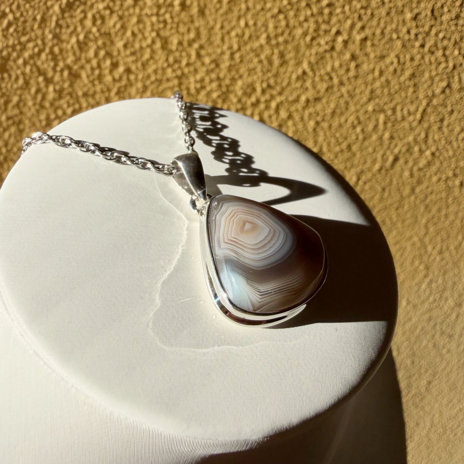Ciondolo Occhio di Shiva Argento 925 - A Goccia piccola