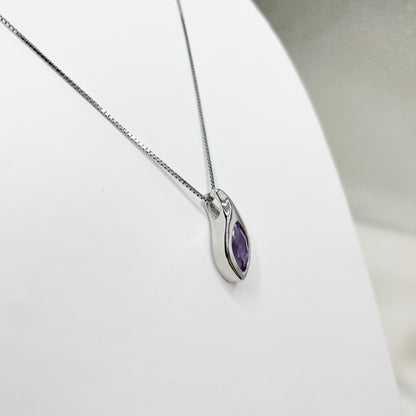 Collana Ametista Argento 925