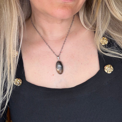 Ciondolo Pietra del Sole - Argento 925