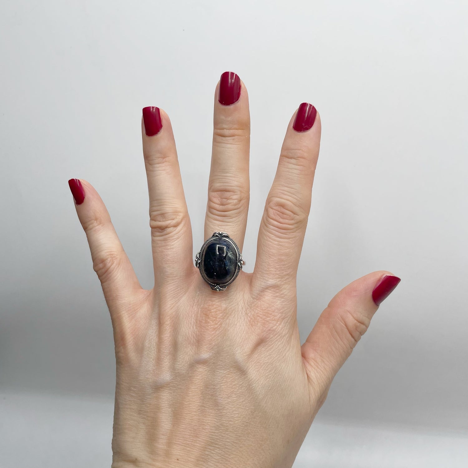 Anello Cianite - Argento 925