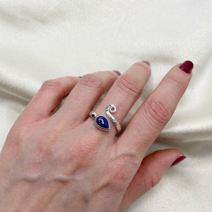 Anello Lapislazzuli e Argento 925