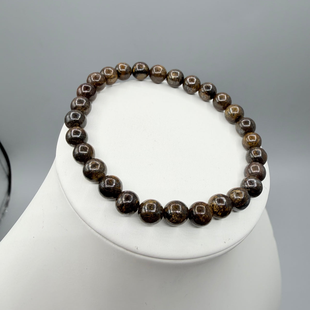 Bracciale Bronzite con elastico